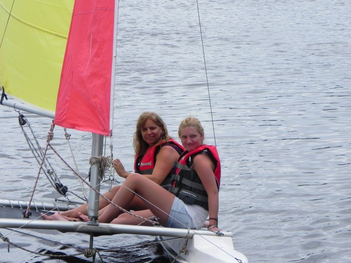 Sailing on Baffle Creek near Agnes Water
